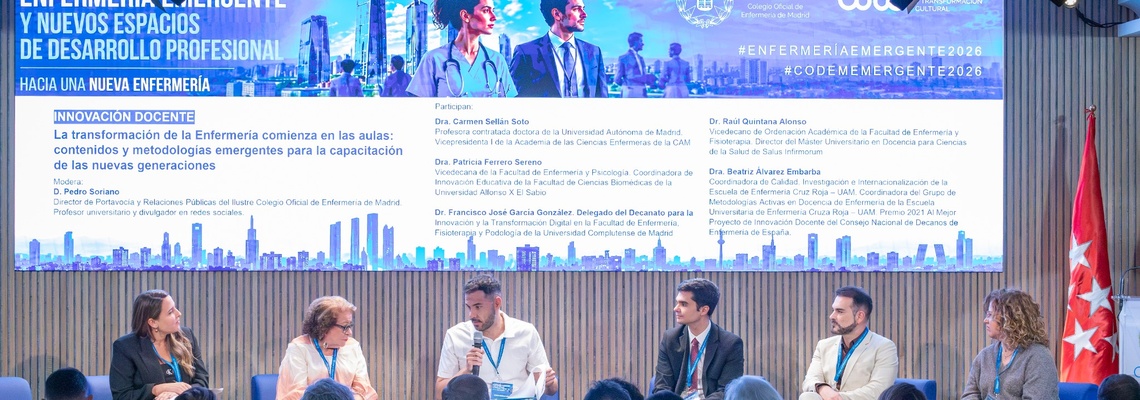 La Facultad de Enfermería, Fisioterapia y Podología de la UCM apuesta por transformar la enseñanza de Enfermería mediante la innovación docente, la inteligencia artificial y el emprendimiento