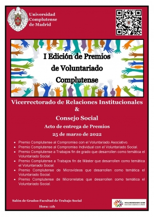 cartel-entrega de los i premios de voluntariado